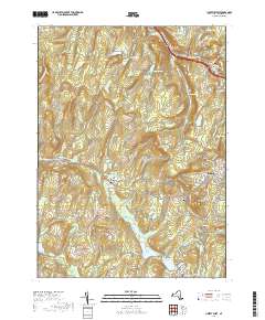 USGS US Topo 7.5-minute map for Liberty West NY 2019