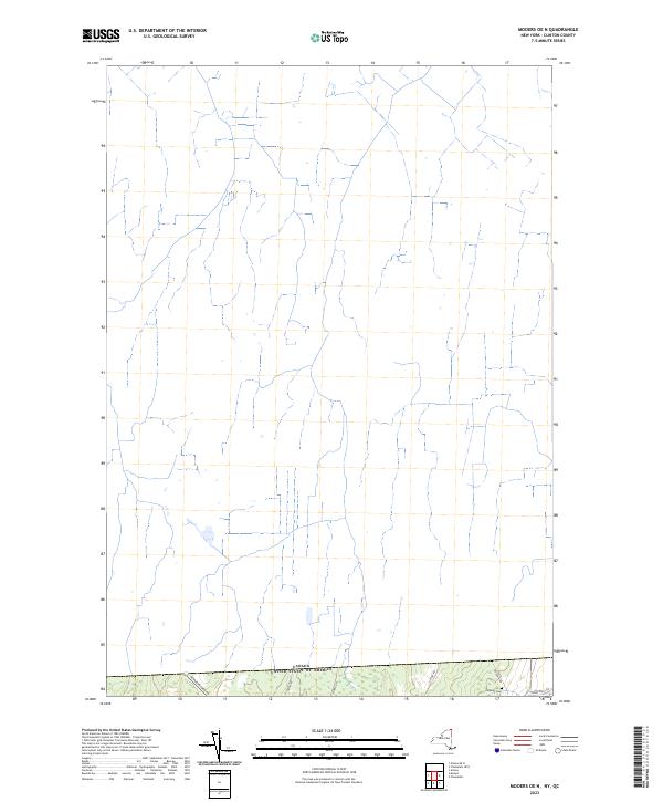 US Topo 7.5-minute map for Mooers OE N NYQC