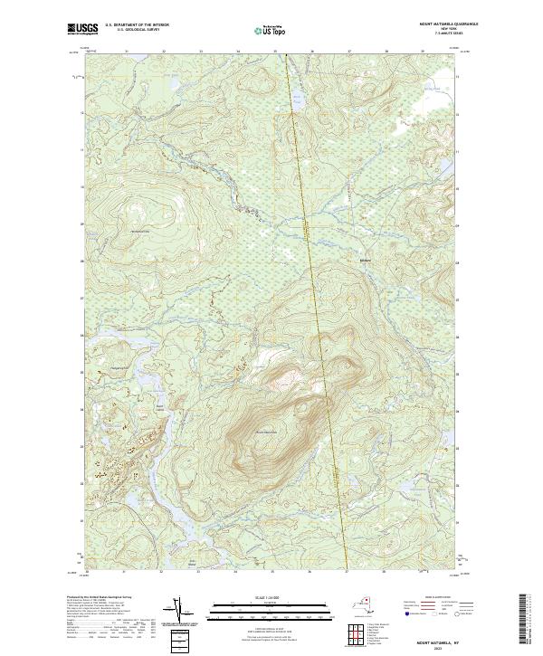 US Topo 7.5-minute map for Mount Matumbla NY