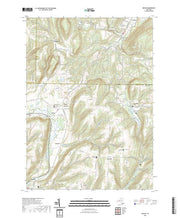 US Topo 7.5-minute map for Naples NY