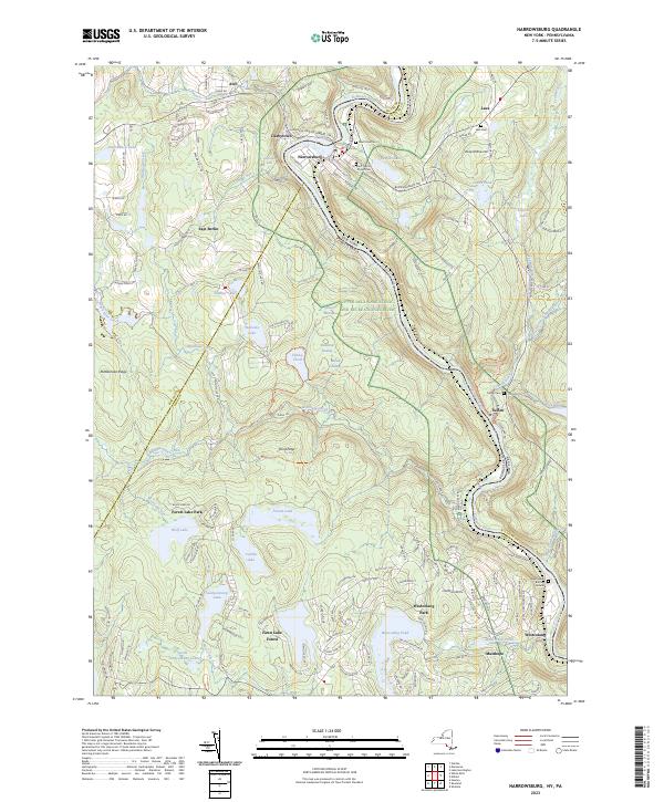 US Topo 7.5-minute map for Narrowsburg NYPA