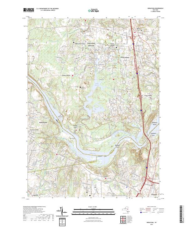 US Topo 7.5-minute map for Niskayuna NY