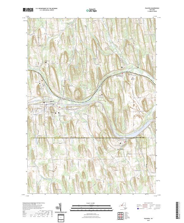 US Topo 7.5-minute map for Palmyra NY