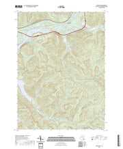 US Topo 7.5-minute map for Red House NY