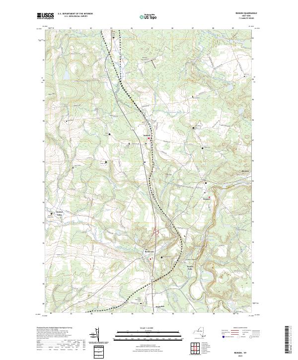 US Topo 7.5-minute map for Remsen NY – American Map Store