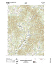 US Topo 7.5-minute map for Roxbury NY