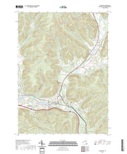 US Topo 7.5-minute map for Salamanca NY