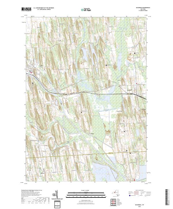 US Topo 7.5-minute map for Savannah NY