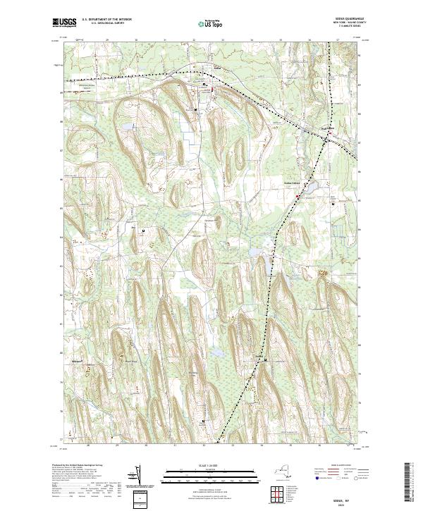 US Topo 7.5-minute map for Sodus NY