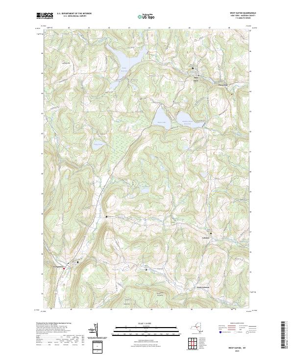 US Topo 7.5-minute map for West Eaton NY