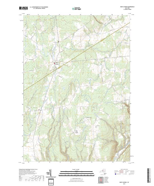 US Topo 7.5-minute map for West Leyden NY