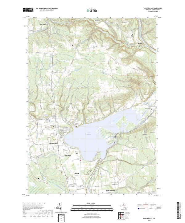 US Topo 7.5-minute map for Westernville NY