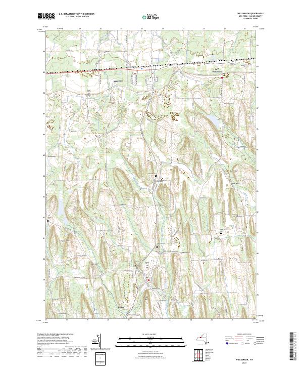 US Topo 7.5-minute map for Williamson NY