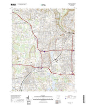 US Topo 7.5-minute map for Akron West OH