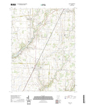 US Topo 7.5-minute map for Ashley OH