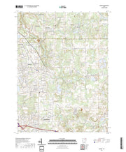 US Topo 7.5-minute map for Aurora OH