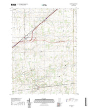 US Topo 7.5-minute map for Beaverdam OH