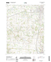 US Topo 7.5-minute map for Bellefontaine OH