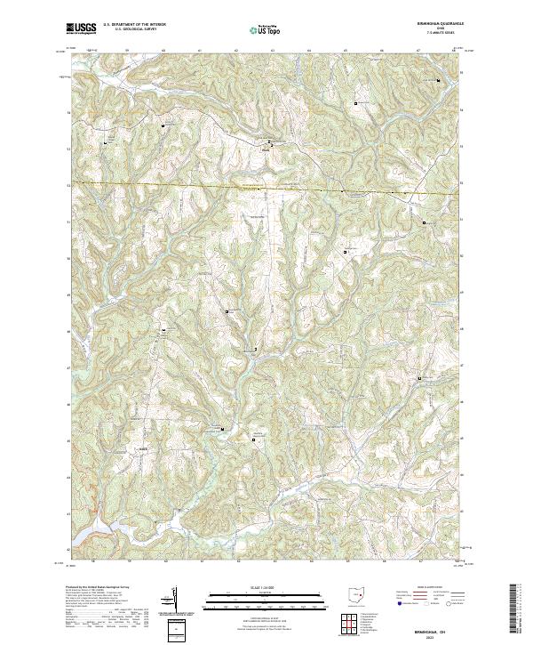 US Topo 7.5-minute map for Birmingham OH