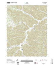 US Topo 7.5-minute map for Blue Creek OH