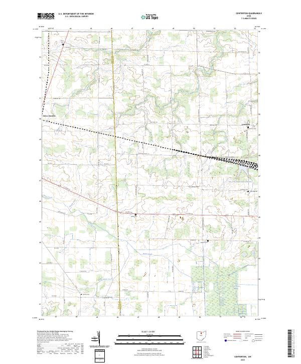 US Topo 7.5-minute map for Centerton OH