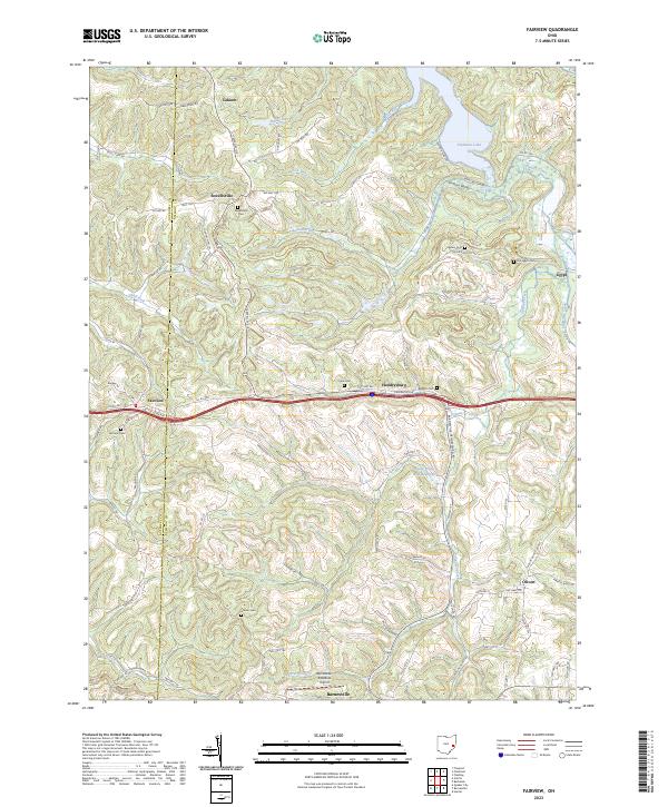 US Topo 7.5-minute map for Fairview OH