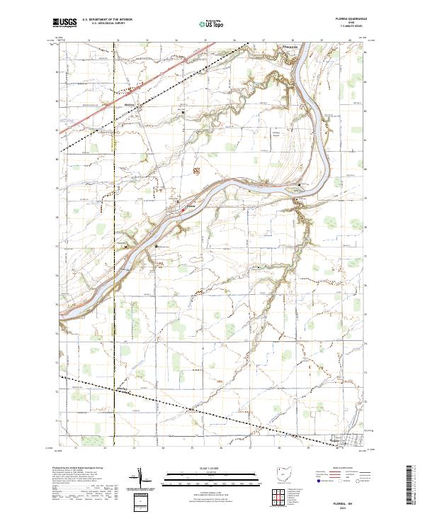 US Topo 7.5-minute map for Florida OH