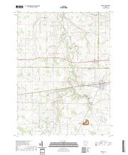 US Topo 7.5-minute map for Forest OH