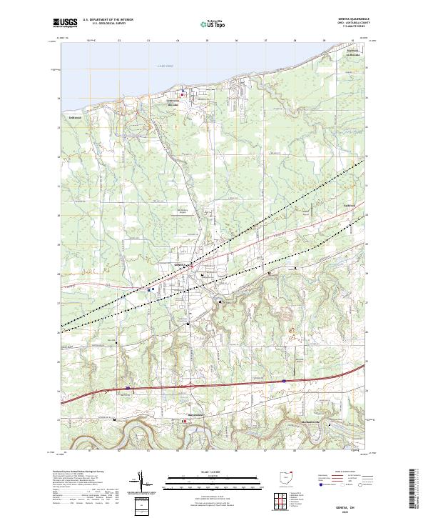 US Topo 7.5-minute map for Geneva OH