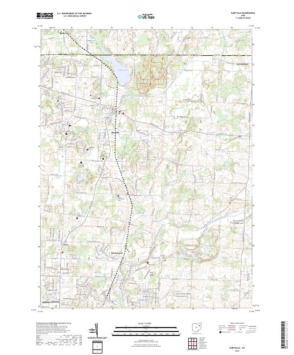 US Topo 7.5-minute map for Hartville OH