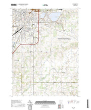 US Topo 7.5-minute map for Lima OH