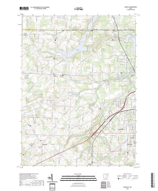 US Topo 7.5-minute map for Limaville OH