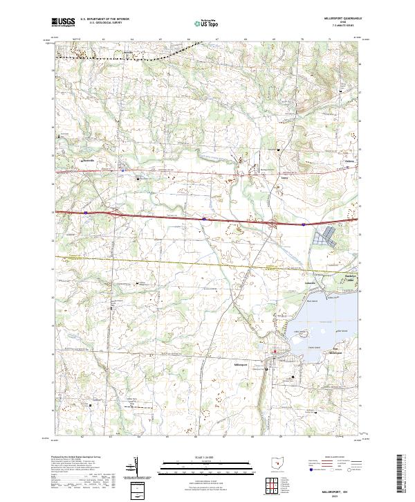 US Topo 7.5-minute map for Millersport OH