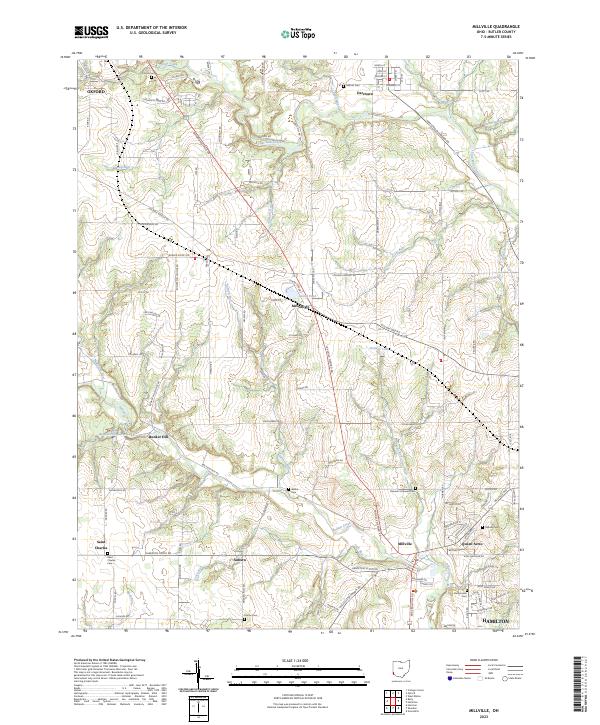 US Topo 7.5-minute map for Millville OH