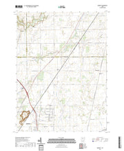 US Topo 7.5-minute map for Monnett OH