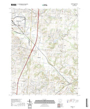 US Topo 7.5-minute map for Monroe OH