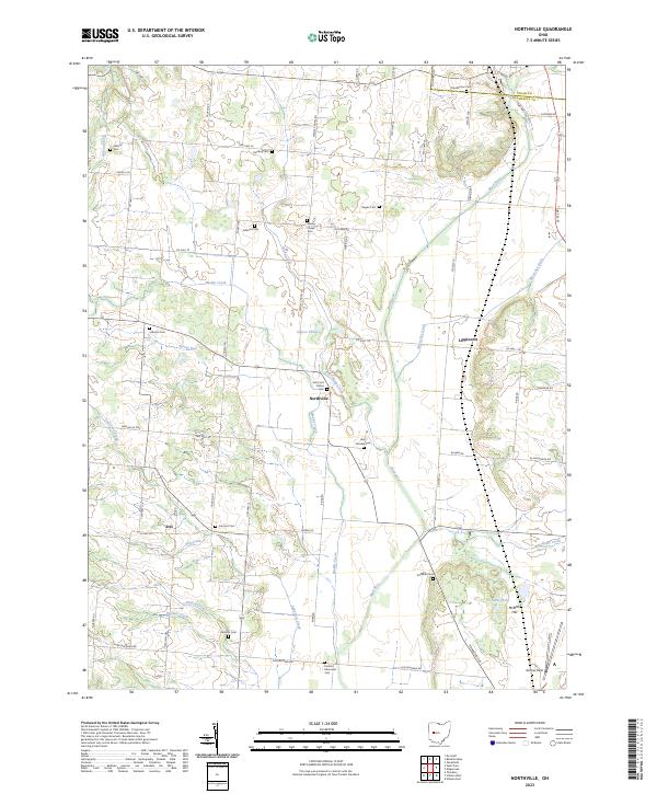 US Topo 7.5-minute map for Northville OH