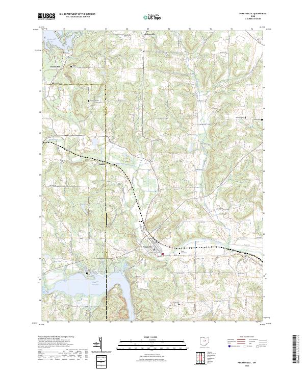 US Topo 7.5-minute map for Perrysville OH