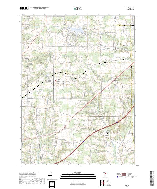 US Topo 7.5-minute map for Polk OH