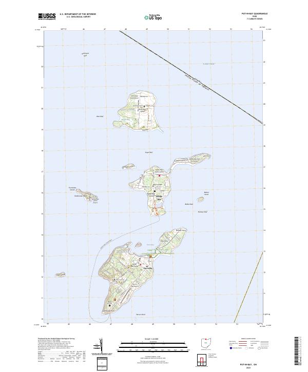 US Topo 7.5-minute map for Put-in-Bay OH