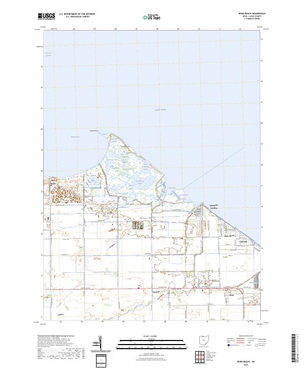 US Topo 7.5-minute map for Reno Beach OH