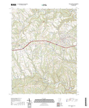 US Topo 7.5-minute map for Saint Clairsville OH