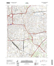 US Topo 7.5-minute map for Southeast Columbus OH