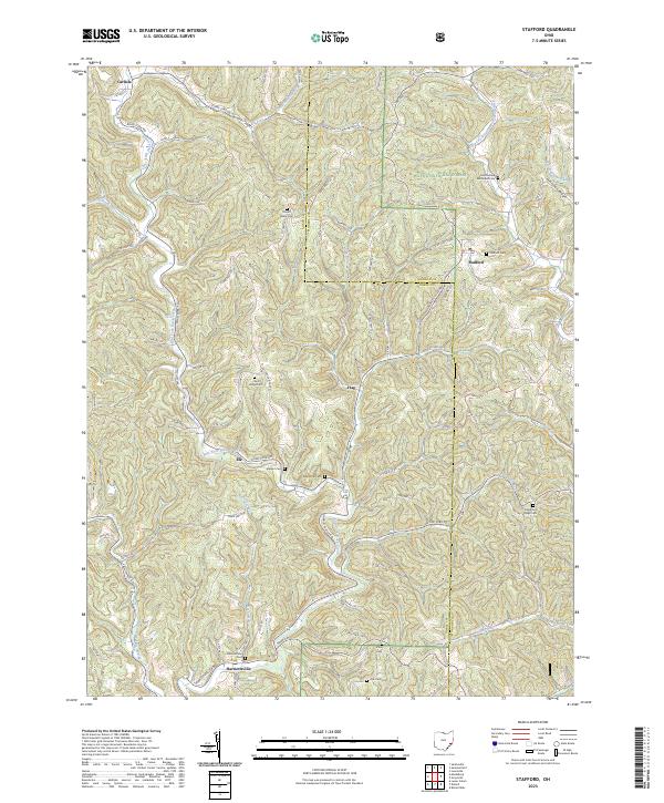 US Topo 7.5-minute map for Stafford OH