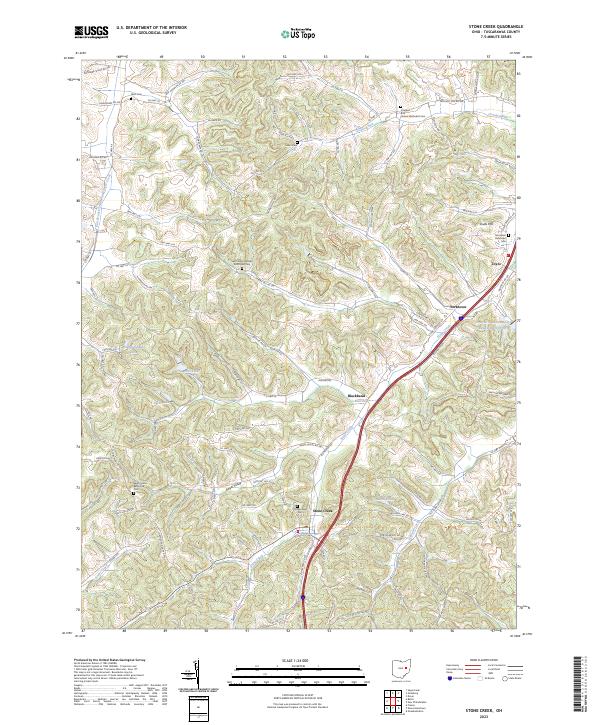 US Topo 7.5-minute map for Stone Creek OH