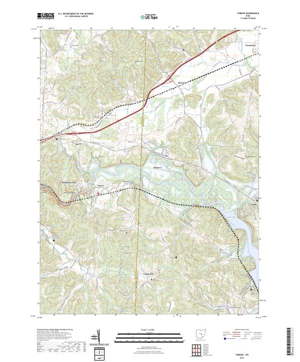 US Topo 7.5-minute map for Toboso OH