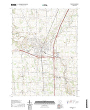 US Topo 7.5-minute map for Wapakoneta OH