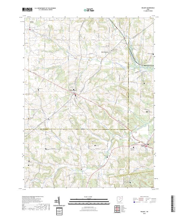 US Topo 7.5-minute map for Wilmot OH