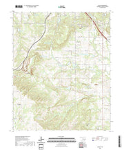 US Topo 7.5-minute map for Ahloso OK