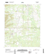 US Topo 7.5-minute map for Albion OK